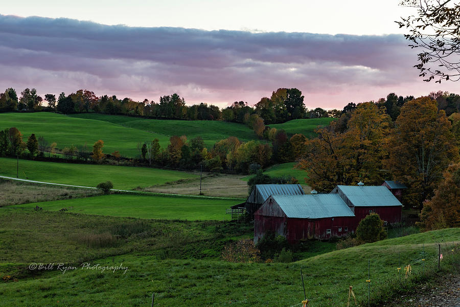 Golden hour farm Photograph by Bill Ryan - Fine Art America