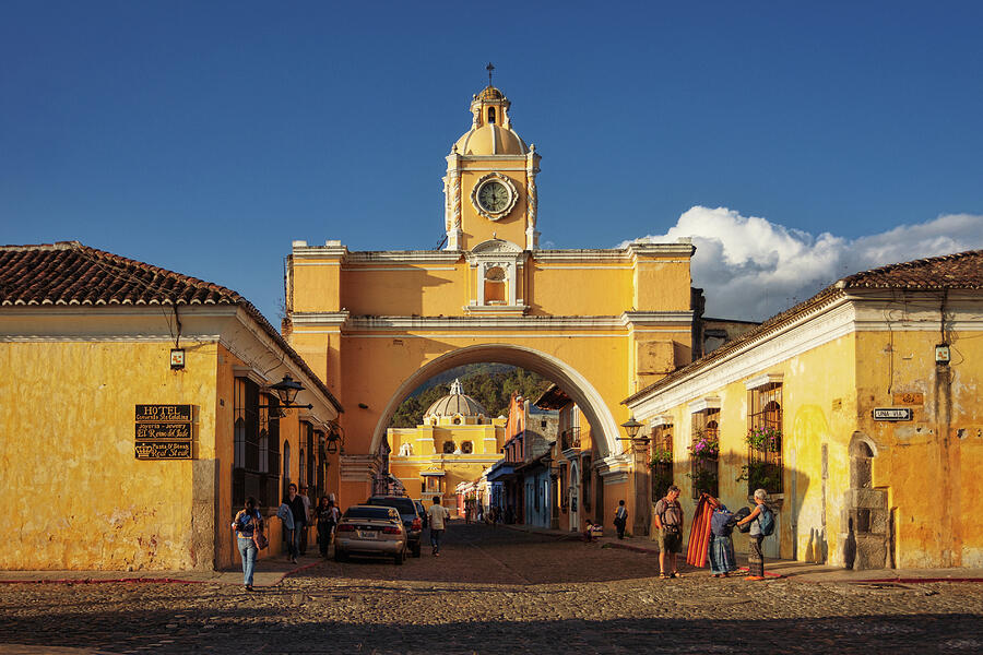 Golden hour in Antigua, Guatemala Photograph by Tatiana Travelways