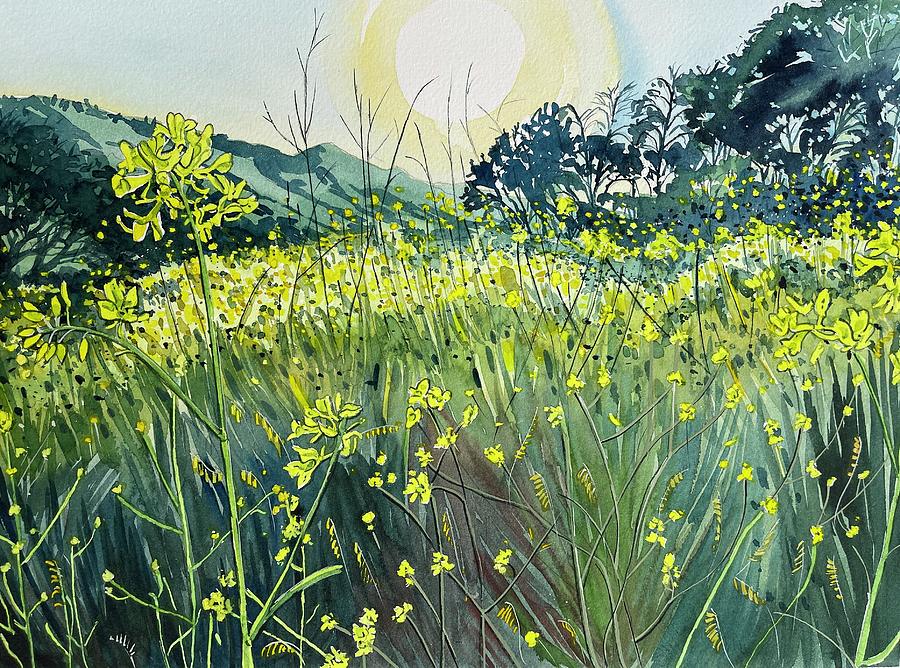 Golden Hour Spring Painting
