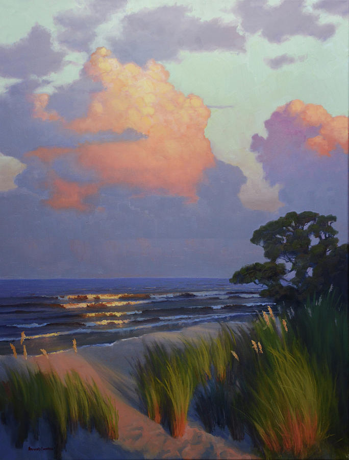 Golden Isle Evening Painting by Armand Cabrera
