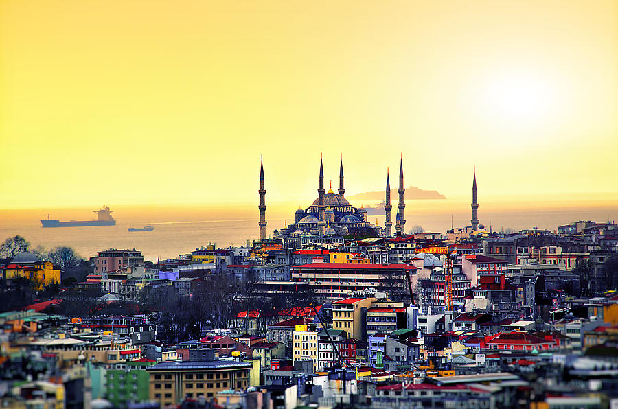 Golden Istanbul Photograph by Alessandro Giorgi Art Photography