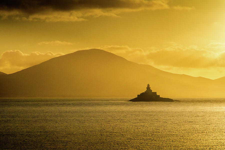 Golden Little Samphire Lighthouse Photograph by Mark Callanan