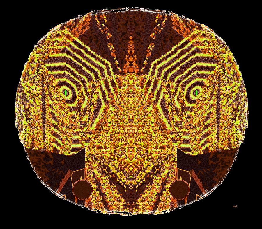 Golden Locust Abstract Digital Art by Will Borden