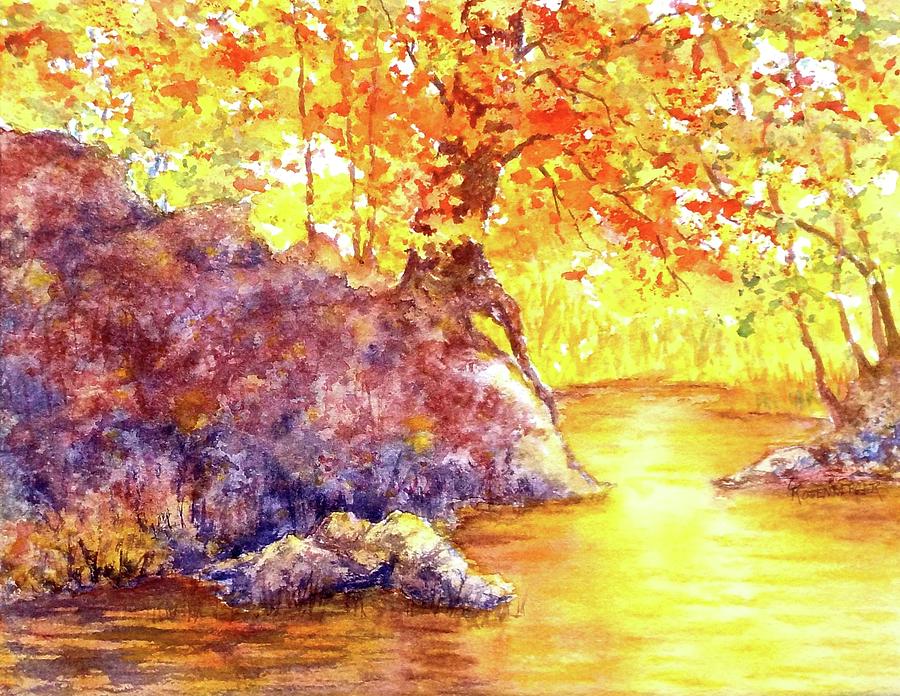 Golden Moments Painting by Carolyn Rosenberger