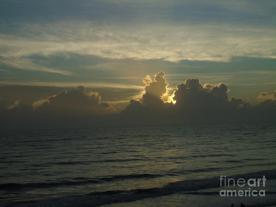 Golden Ocean Sunrise Photograph by D Hackett