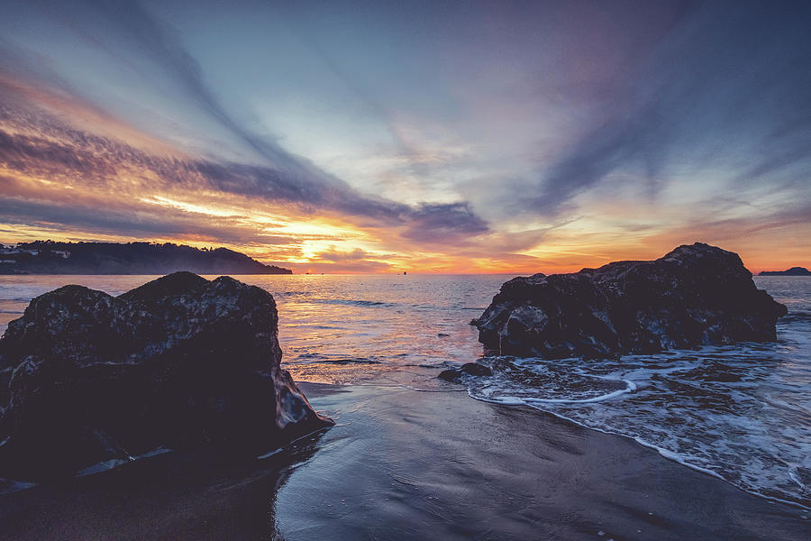 Golden Ocean Photograph by Thru My Eyes Photography - Fine Art America