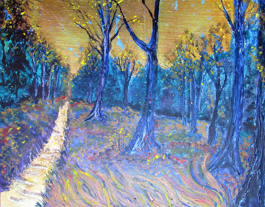 Golden path to Martyrdom Painting by Sarah Hornsby