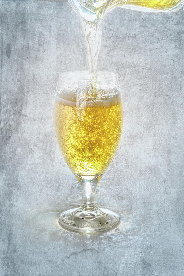 Golden Pour Photograph by Sharon Popek