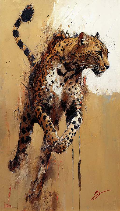 Golden Prowess Painting by Greg Collins