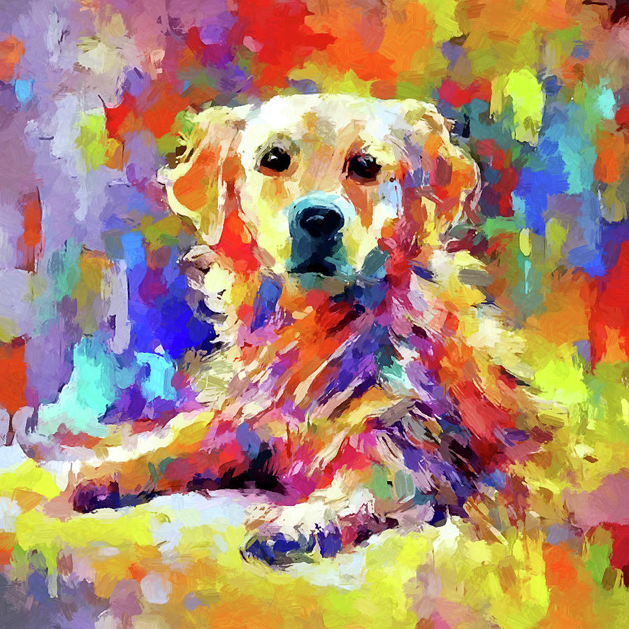 Golden Retriever 12 Painting by Chris Butler - Fine Art America