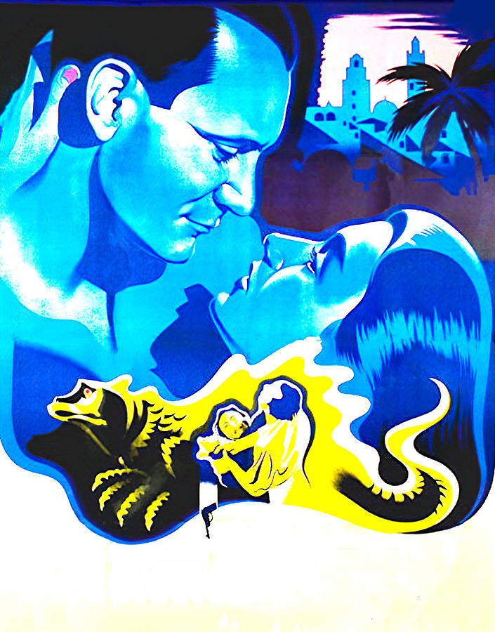 Golden Salamander, 1950, movie poster painting Painting by Movie World Posters