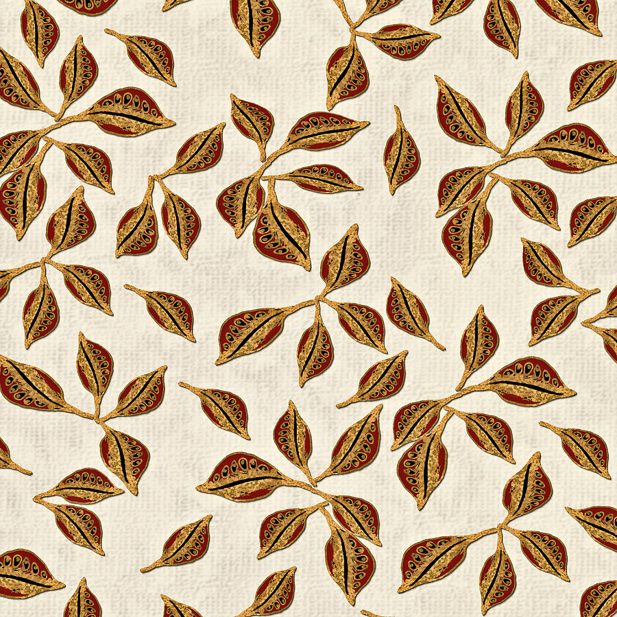 Golden Seed Pods Digital Art by Sand And Chi Golden Seed Pods Digital Art by Sand And Chi
