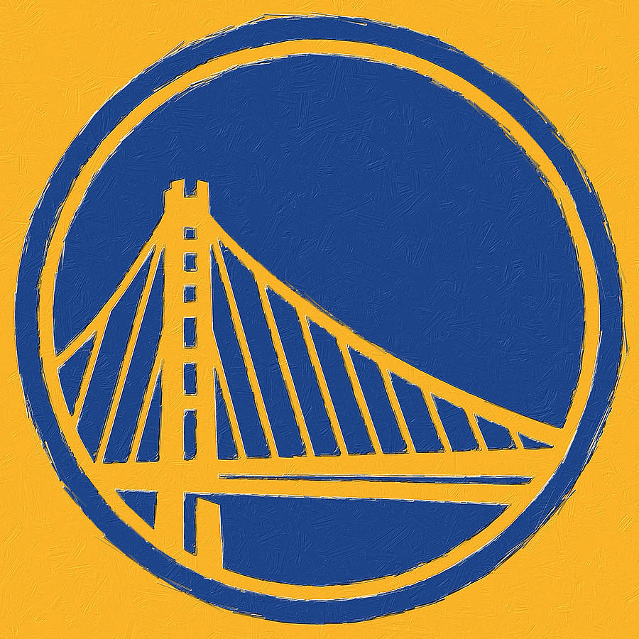 Golden State Warriors San Francisco Basketball Painting Painting by Tony Rubino