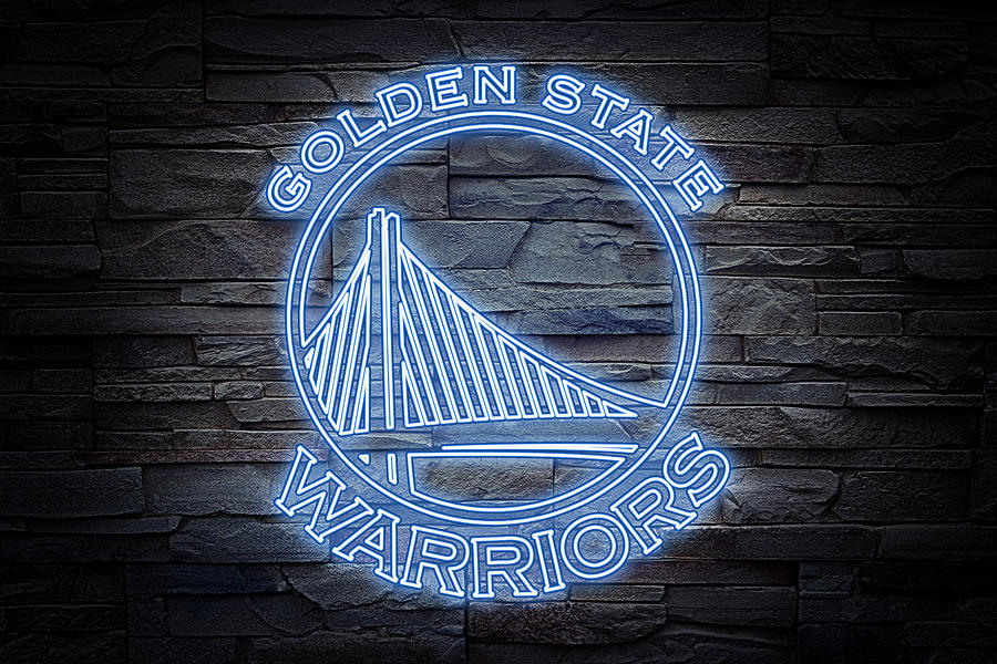 Golden State Warriors Neon On Brick Photograph by Ricky Barnard