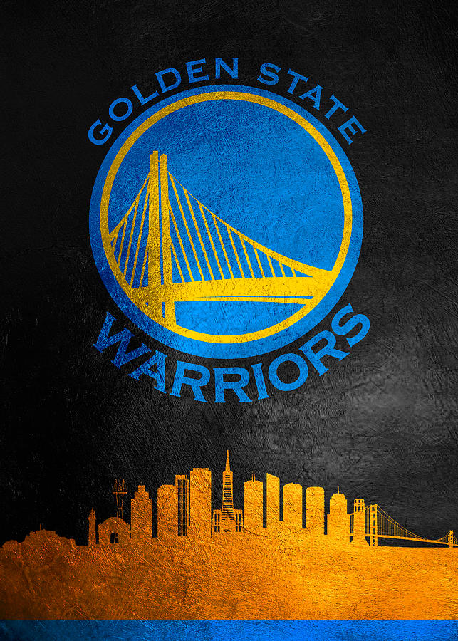 Golden State Warriors Skyline Digital Art by AB Concepts