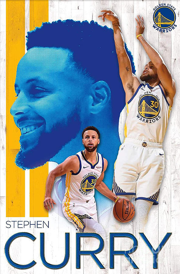 Steph Curry Golden State Warriors poster Digital Art by Jemmy Grey