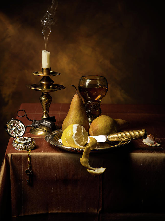Golden Still Life Photograph by Levin Rodriguez