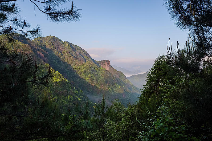 Golden Sunrise near Wudai Village and a Captivating Rock Outcropping ...