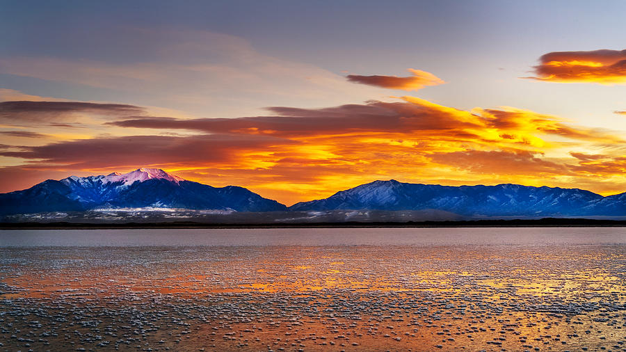 Golden Sunrise Sangre de Cristo Mountains Photograph by Rod Tremblay ...