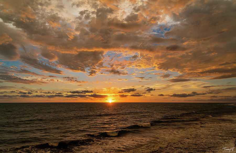 Golden Sunset Mazatlan Photograph by Tommy Farnsworth