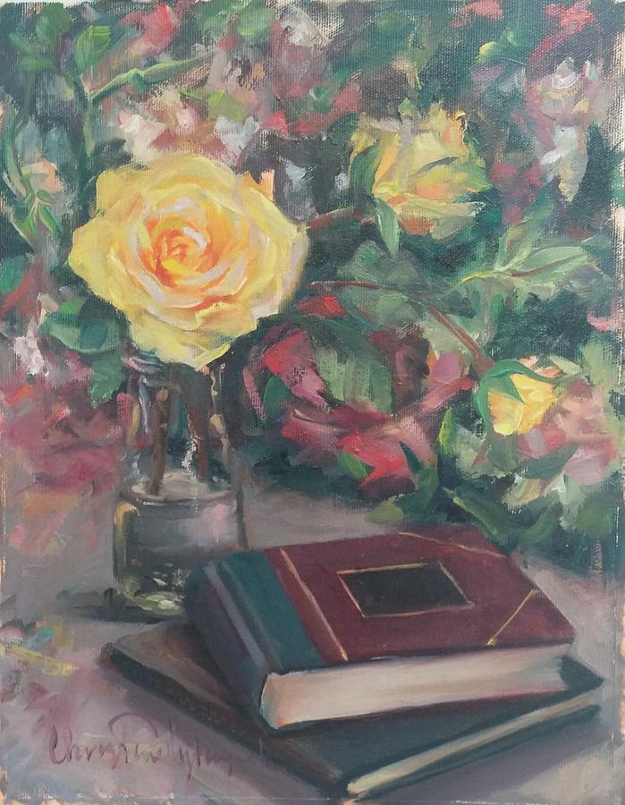 Golden thoughts Painting by Christine Lytwynczuk