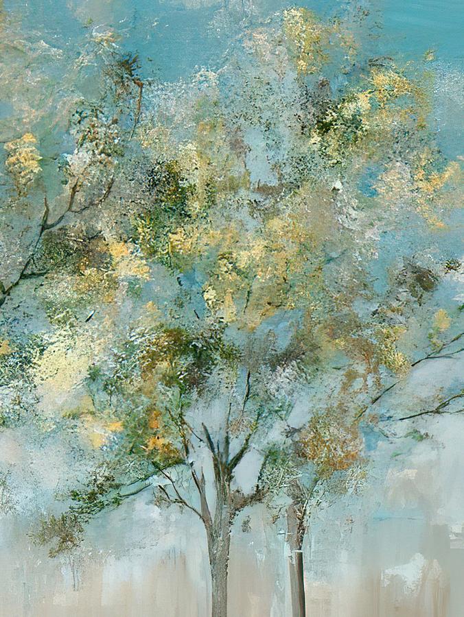 Golden Tree II Drawing by DHBubble - Fine Art America