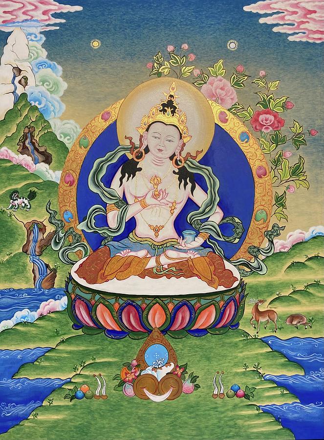 Golden Vajrasattva Painting by Holly Stone - Fine Art America