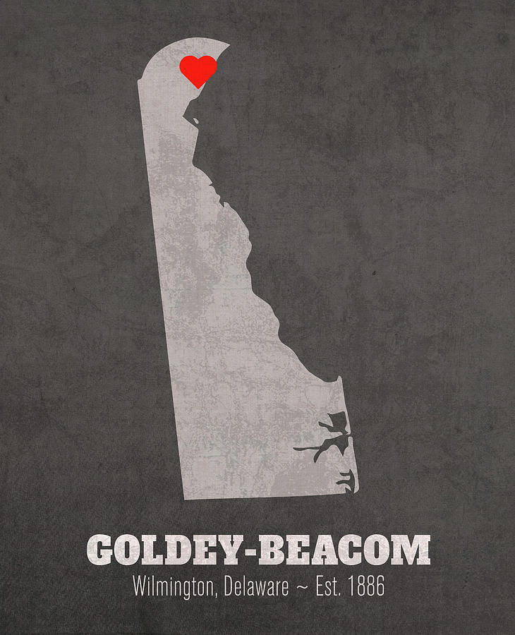 Goldey College Wilmington Delaware Founded Date Heart Map Mixed