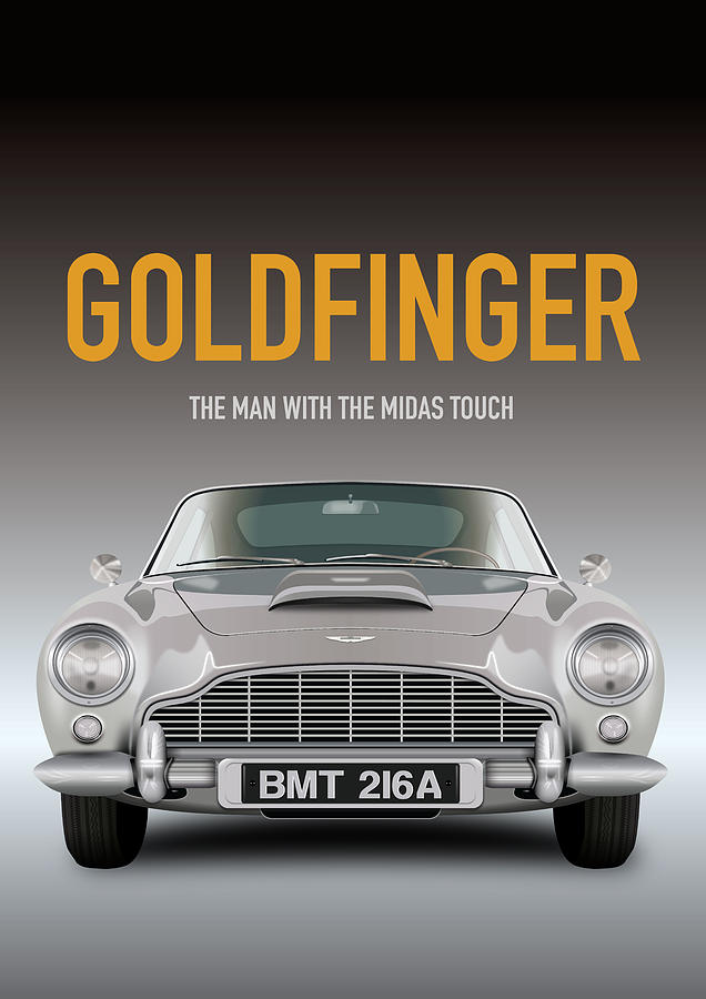 Goldfinger - Alternative Movie Poster Digital Art by Movie Poster Boy