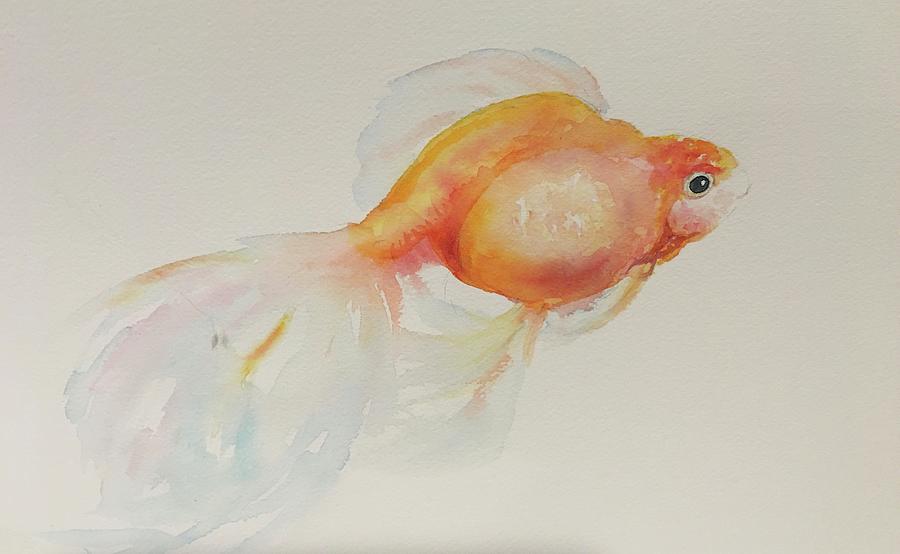 Goldfish 3 Painting by Debbie Hornibrook