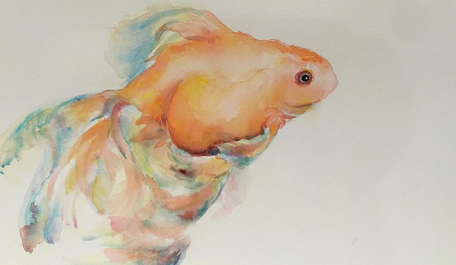 Goldfish 4 Painting by Debbie Hornibrook