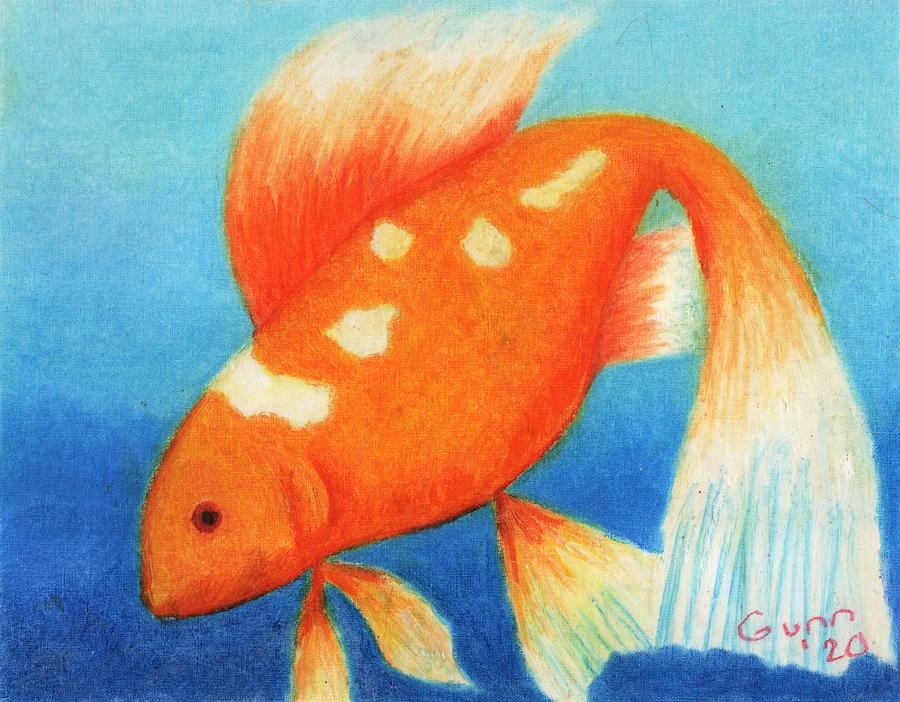 Goldfish Pastel by Katrina Gunn