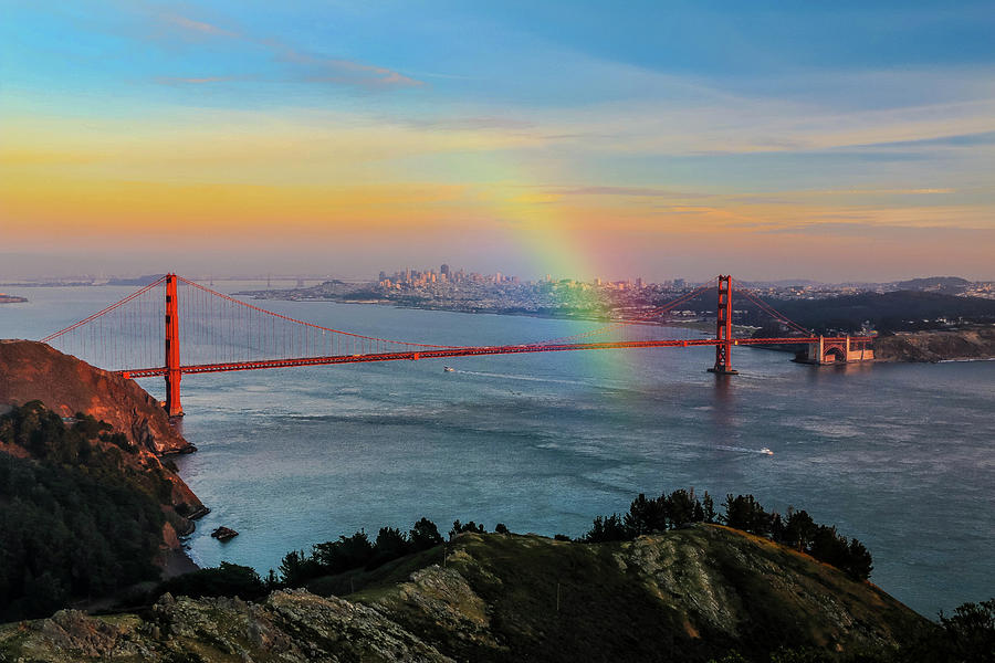 Goldie Rainbow Photograph by Louis Raphael