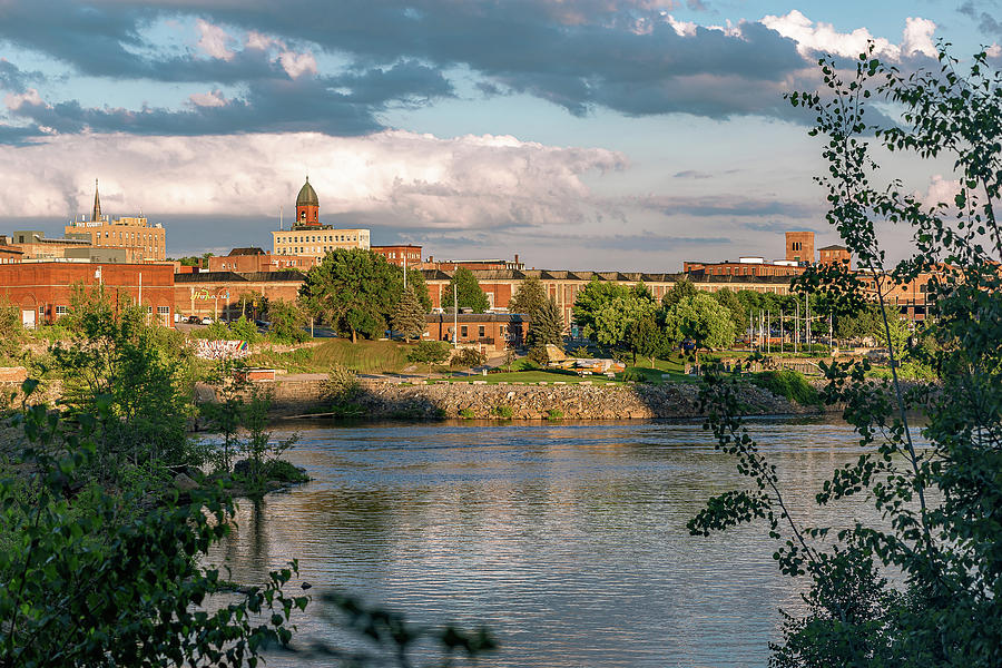 Golen Hour Hitting Lewiston Photograph by Nick Turcotte - Fine Art America