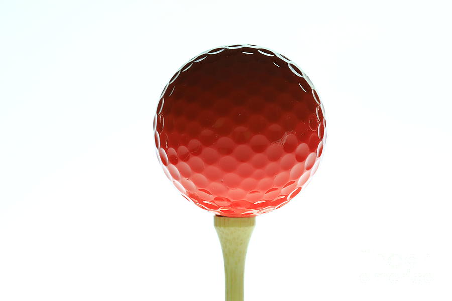 Golf Ball And Tee Photograph