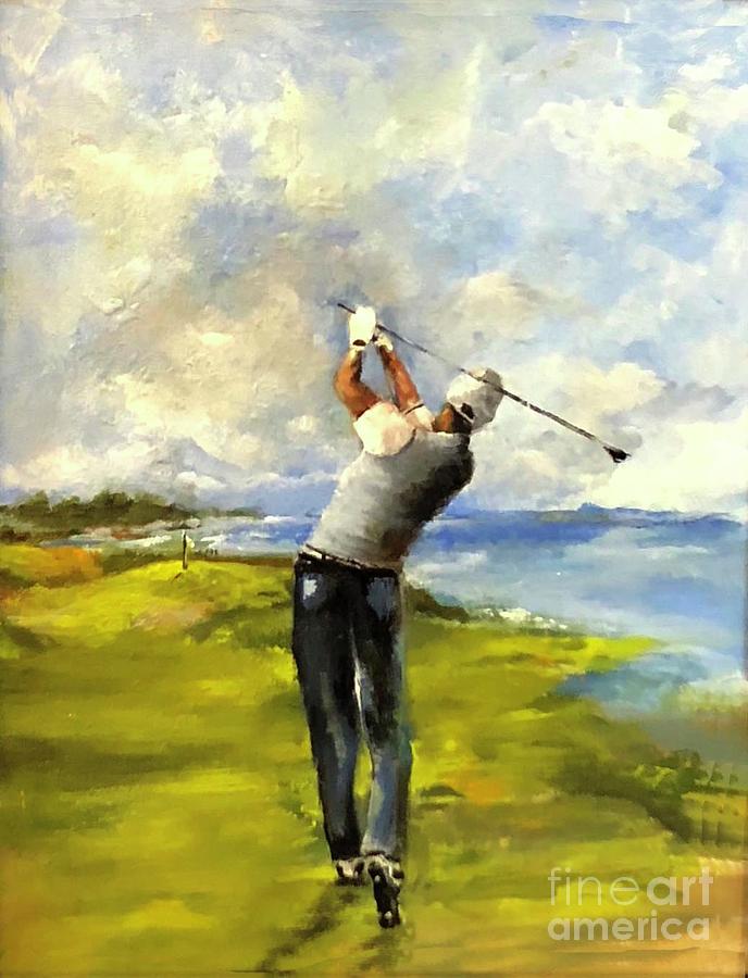 Golf Painting by Jose Luis Reyes - Fine Art America