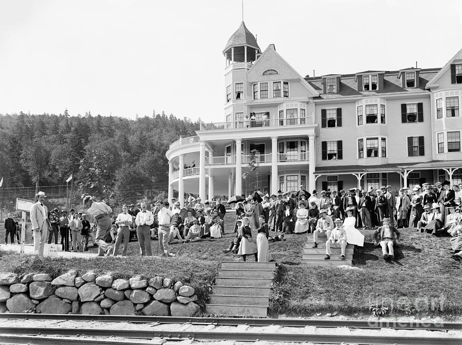 GOLF TOURNAMENT, c1900 Photograph by Unknown