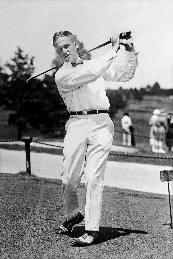 Golfing Great, Bobby Jones Ca.1921 Photograph by Mountain Dreams