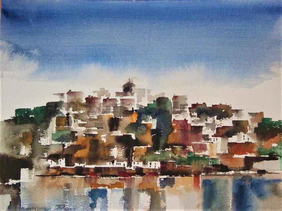 Gomera Spain Painting by Val Byrne