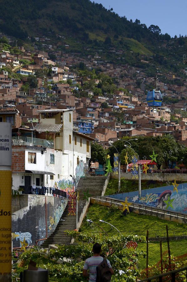 Gondola in Medellin Photograph by Aaron McCoy