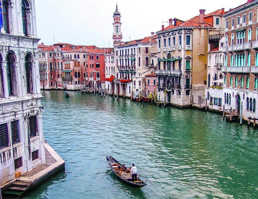 Gondola in Venice, Italy Photograph by David Morehead