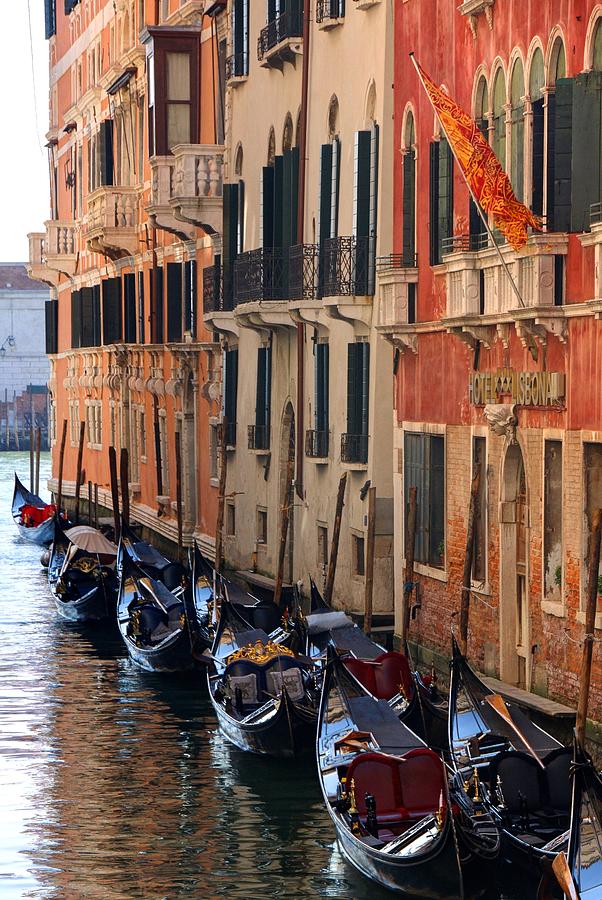 Gondola Parking Photograph by Allison Moore - Fine Art America