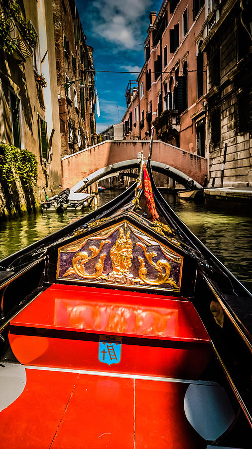 Gondola ride in Venice, Italy Photograph by Jakob Montrasio