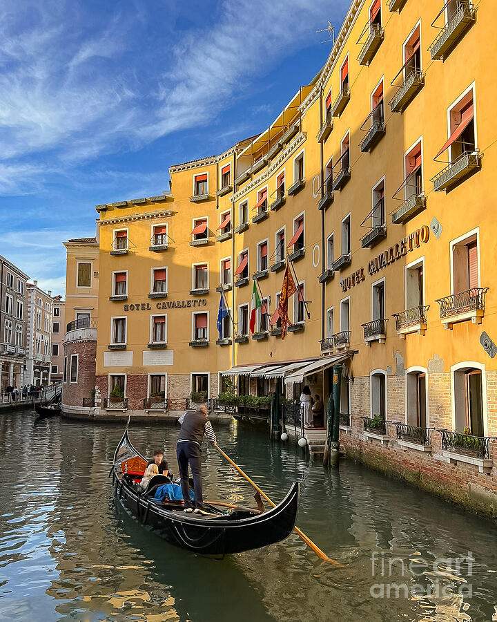 Gondola Ride in Venice Photograph by Nina Prommer