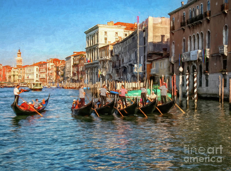 Gondoliers  Photograph by Michelle Tinger