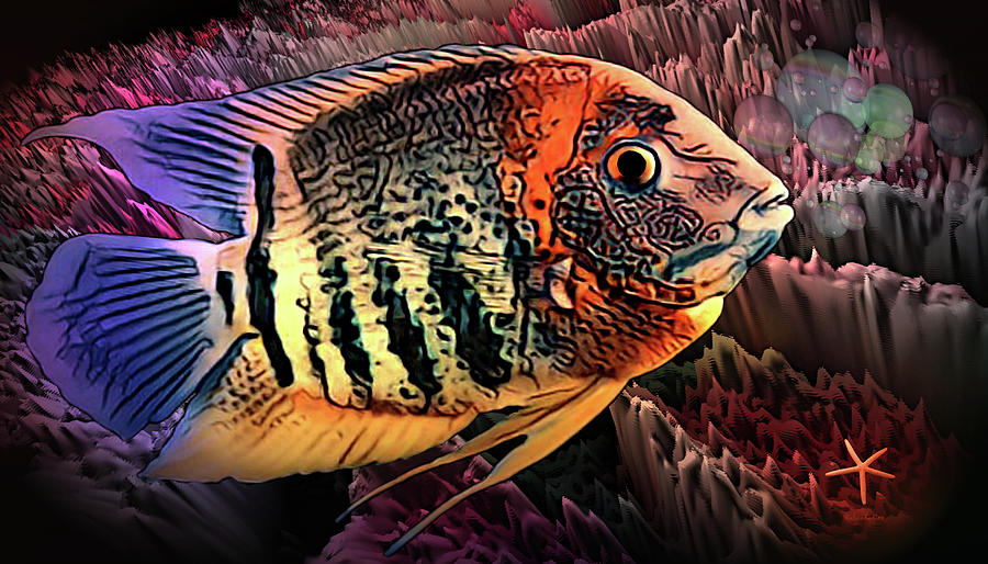 Gone Fishing Digital Art by Artful Oasis