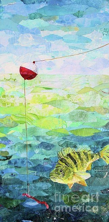 Gone Fishing Mixed Media by Patricia Henderson