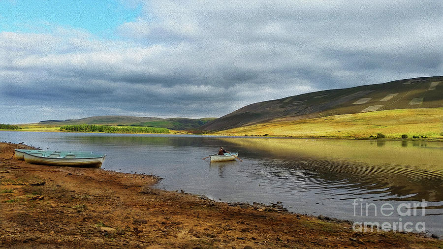 Gone Fishing - Threipmuir Reservoir Photograph by Yvonne Johnstone