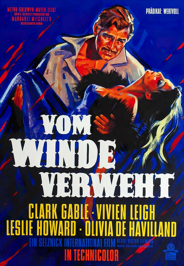 Gone With the Wind - 1939 Mixed Media by Movie World Posters