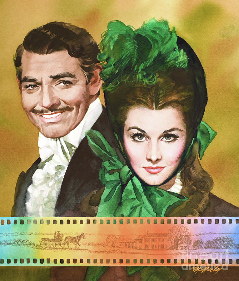 Gone With The Wind Painting by Tom McNeely